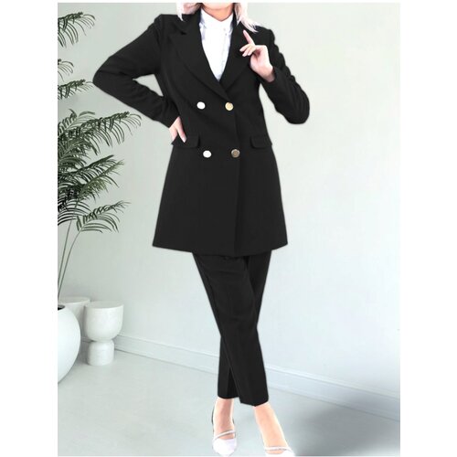 Modamorfo Two-Button Pocket Detailed Blazer Suit Slike