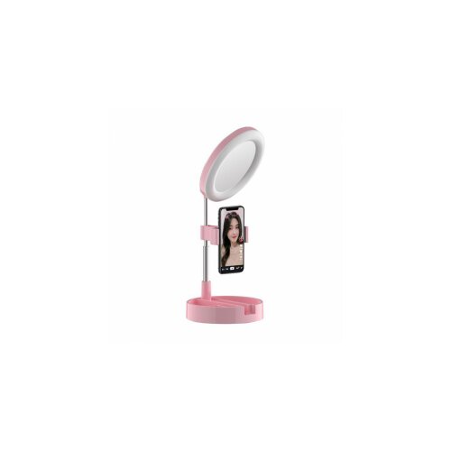  Selfie LED Ring light G3 16cm sa stalkom roze Cene