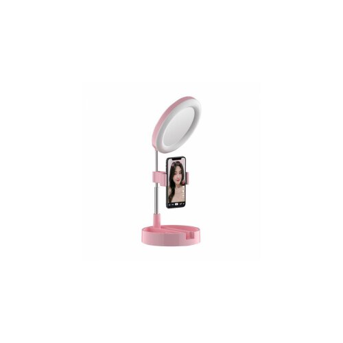 Selfie LED Ring light G3 16cm sa stalkom roze Cene