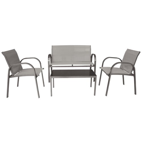  Set lounge namještaja sonora (4-dij., antracit-sive boje) Cene