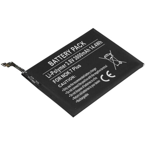 AVIZAR Baterija za Nokia 7 Plus Li-Polymer 3.8V 3800mAh 14.4Wh, Črna, (5000070571) Cene