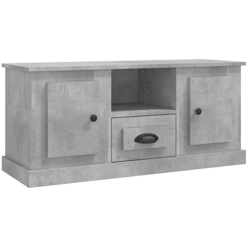 Maison Chic TV omarica - TV stojalo - Televizijska omarica betonsko siva 100x35,5x45 cm inženirski les, (21699370) Cene