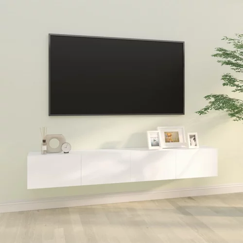 vidaXL zidni tv ormarići 2 kom bijeli 100x30x30 cm konstruirano drvo