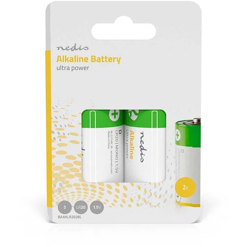 Nedis Baterija D baaklr202bl 1,5V Alkalna, (5000547260) Slike