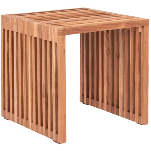 House Nordic Stranska mizica iz masivnega tika 40x40 cm Pego &amp;ndash; Slike