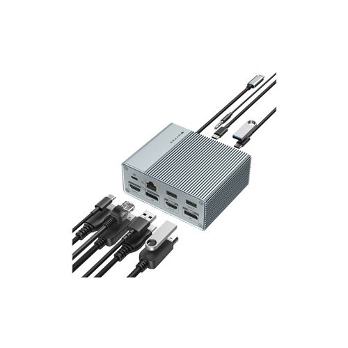 Targus HYPER HDG212B laptop dock /port replicator Docking USB 3.2 Gen 2 (3.1 Gen 2) Type-C Silver Cijene