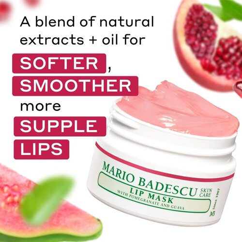 Mario Badescu Lip Mask With Pomegranate and Guava vlažilna maska za ustnice 14 g Slike