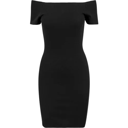 UC Ladies Women's dress with off shoulder black