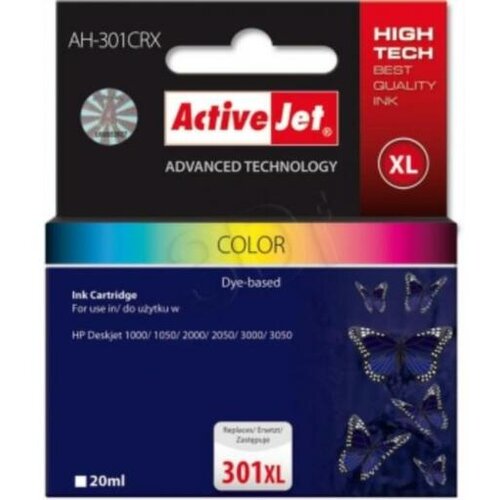 Activejet komplet boja črnila HP CH564 301XL Cijene