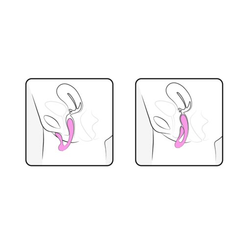 Adrien Lastic G-wave Rechargable U-Shaped Dual Rabbit Vibrator Pink Slike