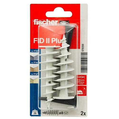 Fischer Vložek za izolacijske materiale FID II K (&Oslash; x Do: 8 x 80 mm, 2 kos, Plastika) Cene