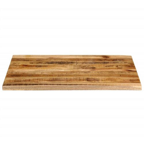 Stolna ploča 90 x 80 x 2,5 cm masivno drvo manga sa živim rubom Slike