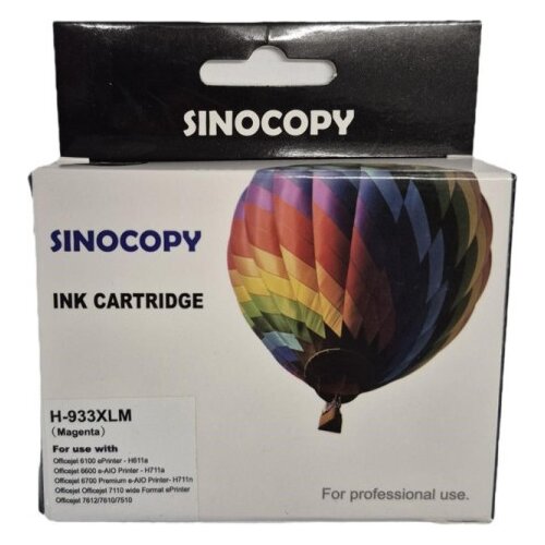 Sinocopy inkjet ketridz za hp 933xl m magenta sino hpijxm933sc Slike