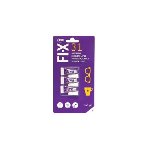  Ljepilo trenutno tekuće FIX 31 3X1g TKK Cijene