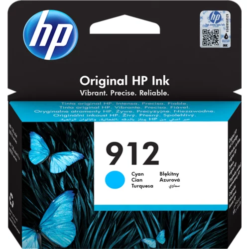  kartuša HP 912 modra/cyan (3YL77AE) - original