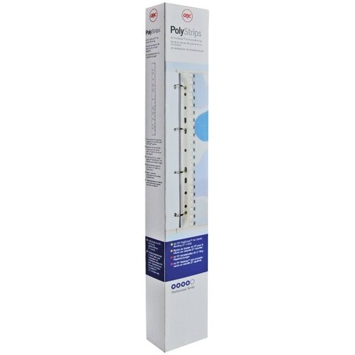  Vpenjalni trak za registrator polystrips gbc ib195020 debelejši mat prozorno bel GBC-POTROŠNI Cene