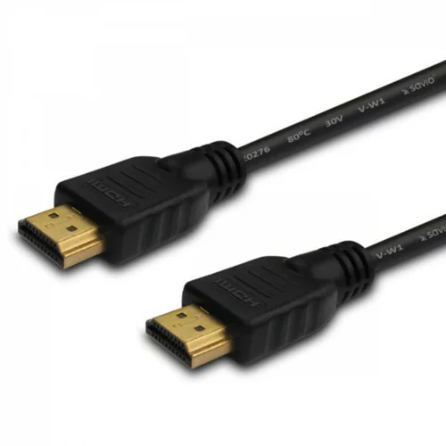 Savio HDMI kabel z Ethernetom, 10,2 Gbit, pozlačeni kontakti, 15M