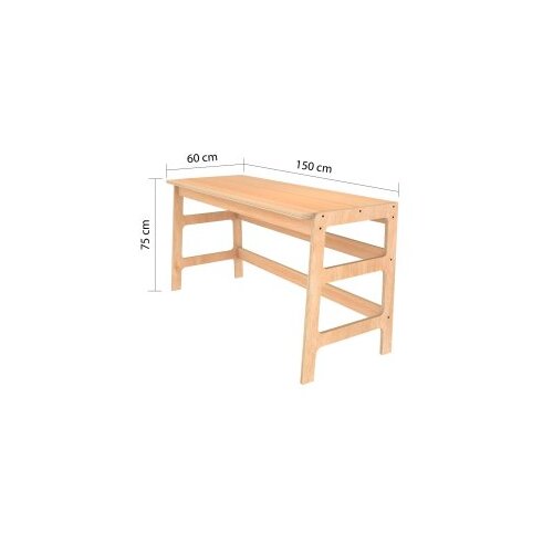 Hanah home Radni sto i polica za knjige CPT4801-150, &amp;Scaron;perploča Slike