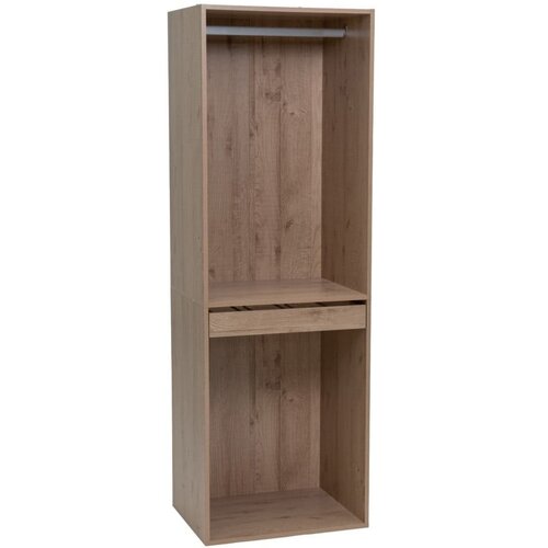 Casa Selección Odprta modularna garderobna omara v hrastovem dekorju v naravni barvi 60x180x45 cm Modular – Cene