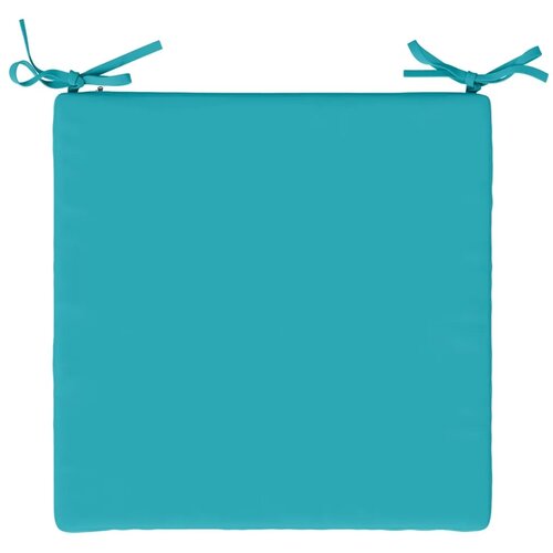  Jastučići za sjedalo od 4 dijela SOEST 4 kom. 100% poliester - Tirkizna (poliester) 40 x 40 x 3 cm 4 Slike
