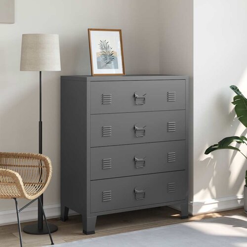 vidaXL industrijski predalnik antraciten 78x40x93 cm kovinski Cene