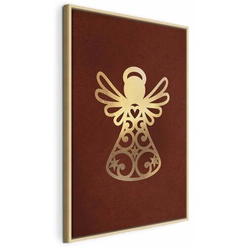  Slika - Angelic Gold (1 Part) Vertical 40x60 U prirodnom drvenom okviru Cijene