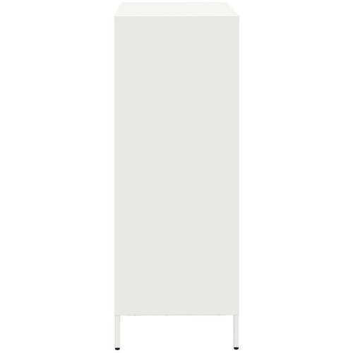  Visoka omara - Komoda - Predalnik bela 68x39x103,5 cm jeklo, (21717263) Slike