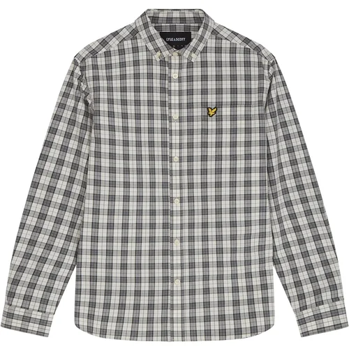 Lyle & Scott Srajca kremna / apno / grafit / pegasto siva