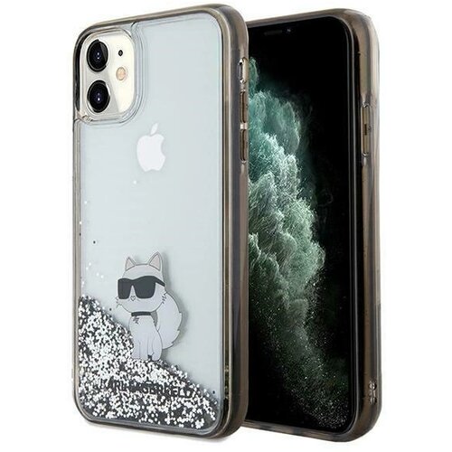 Karl Lagerfeld OVITEK CHOUPETTE LIQUID GLITTER ZA IPHONE 11 XR PROZOREN, (21896974) Cene