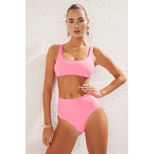 TRENDYOLMILLA Ženski kupaći kostim Tbess22Bt0010, Roze Slike