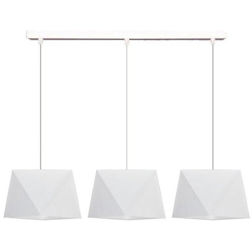  Luster na sajli DIAMENT 3xE27/60W/230V bela Cene