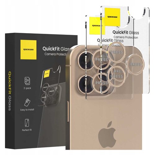 Spacecase KALJENO STEKLO ZA KAMERO ZA IPHONE 16 PRO MAX DESERT TITAN, (21968072) Slike