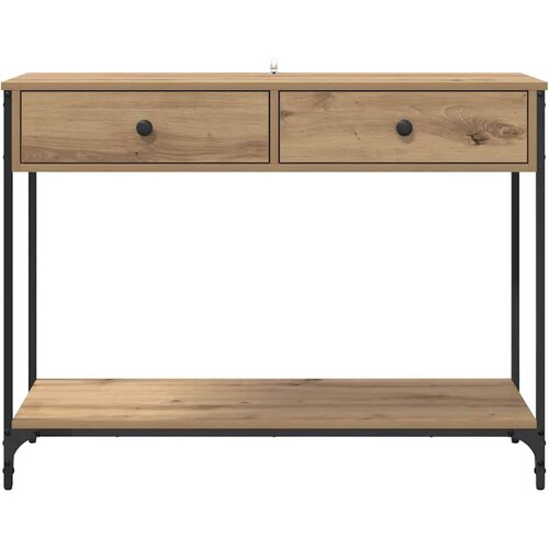  Konzolna stolica s ladicama Umjetnički hrast 100 x 34 5 x 75 cm Slike