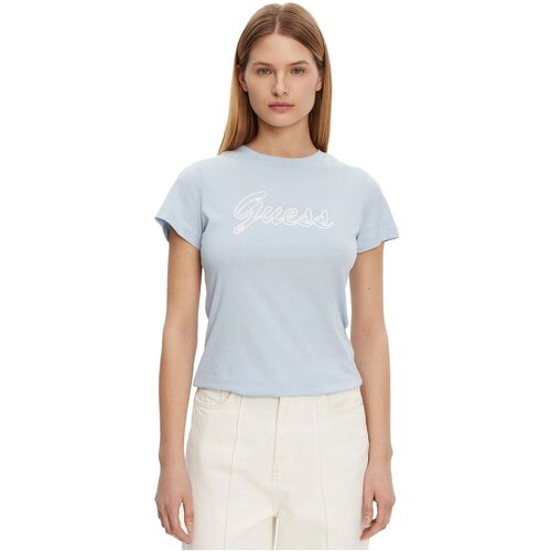 Guess Majice &amp;amp; Polo majice V5GI02 K9RM1 Modra Slike