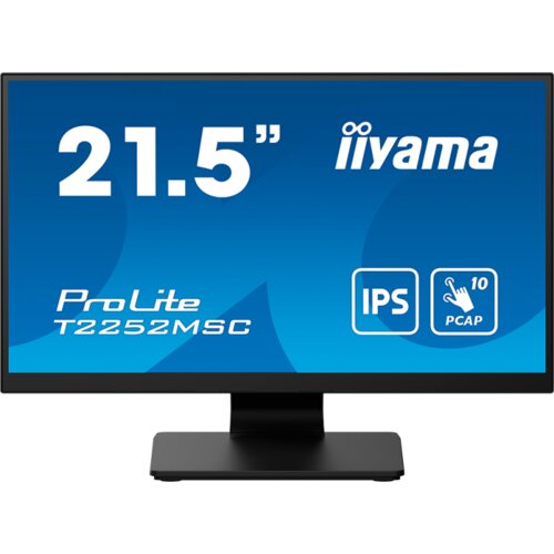 Iiyama Monitor LED T2252MSC-B2 21.5" IPS TOUCH Capacitive 1920 x 1080, 250 cd/m², 1000:1, 5ms, Touch points 10, Touch method sty Cijene