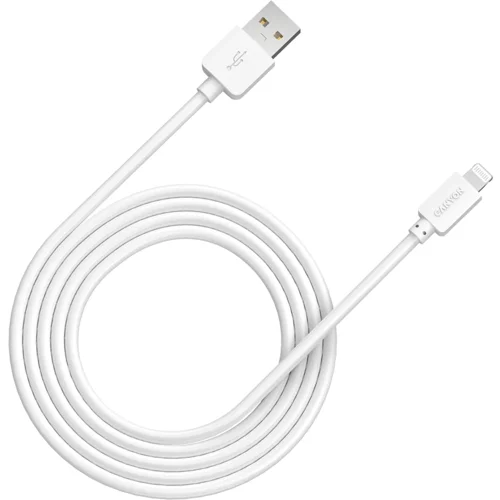 Canyon Lightning USB Cable for Apple, round, 1M, White - CNE-CFI1W