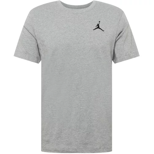 Jordan Funkcionalna majica 'Jumpman' pegasto siva / črna