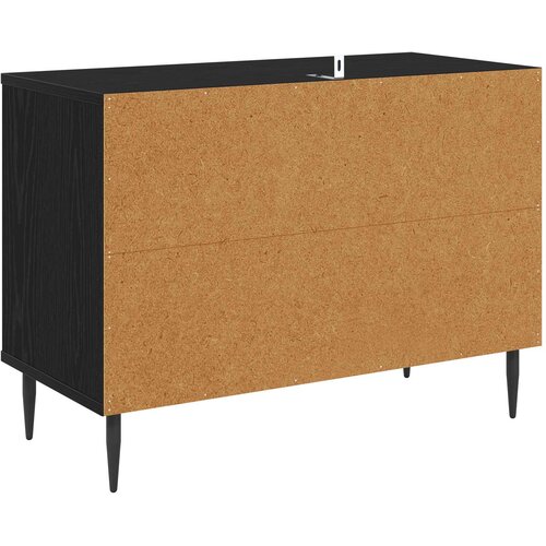  ormar BREMEN 69 x 33 x 50,5 cm Crni hrast Konstruirano drvo Slike