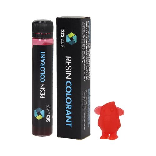 3DJAKE resin colorant transparent rdeča - 12,50 g Slike