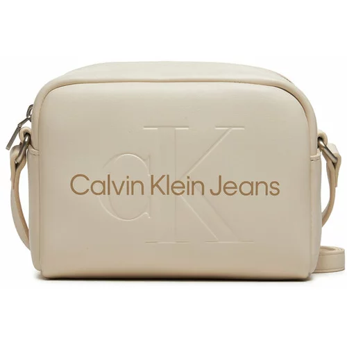 Calvin Klein Jeans Ročna torba Sculpted Camera Bag18 Mono K60K612220 Écru