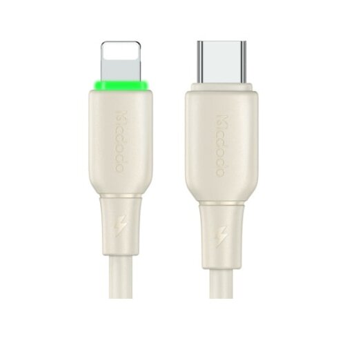 McDodo POLNILEC USB-C LIGHTNING HITRI POLNILNI KABEL ZA IPHONE 1M VODIL BEŽ, (21748068) Cene