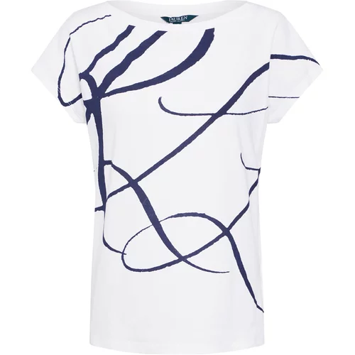 Polo Ralph Lauren Majica 'GRIETA' nočno modra / bela