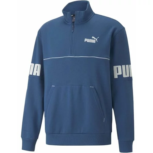 Puma POWER COLORBLOCK HALF ZIP FL Muška majica, plava, veličina