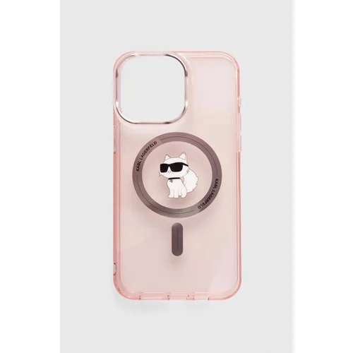 Karl Lagerfeld Etui za telefon iPhone 15 Pro Max 6.7" roza barva