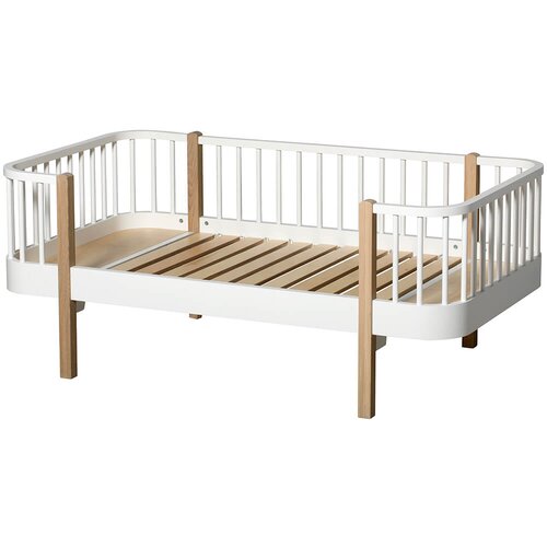 Oliver Furniture&amp;reg; dječji krevetić junior day 90x160 white/oak Slike