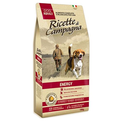 RICETTE DI CAMAPGNA Suva hrana za odrasle pse Cane Energy, 14kg Cene