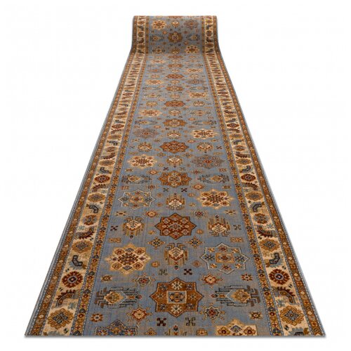 RugsX KESHAN tekač 7683/53544 Okvir, oriental modra / bež 90 90x600 cm, (21995560) Cene