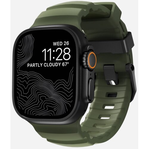  Narukvica za Apple watch Nomad Rocky Point black Forest 44/ 45/ 46/ 49 mm Slike