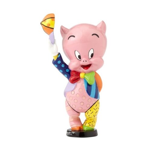 Romero Britto Porky Pig with Baseball Cap Figurine ( 067313 ) Cene