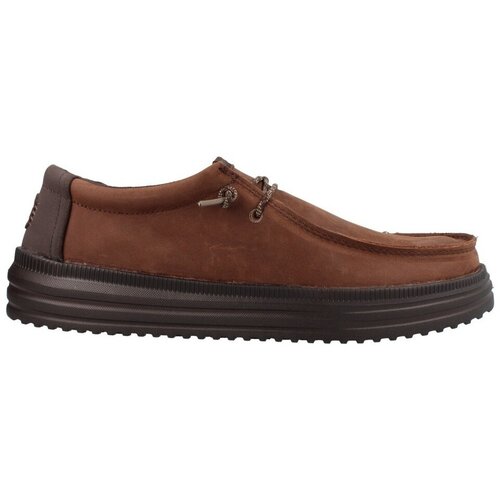 Hey Dude Slips on Hd45847 Rev Tumbled Leather Kostanjeva Slike